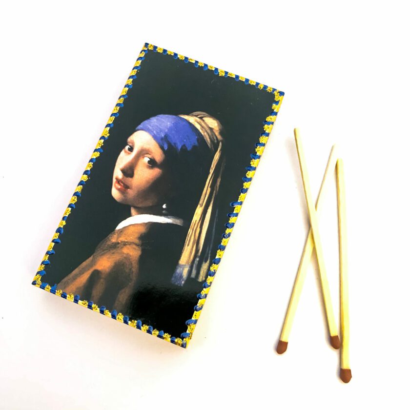 BIG matchbox • Girl with the PEARL earring • Vermeer